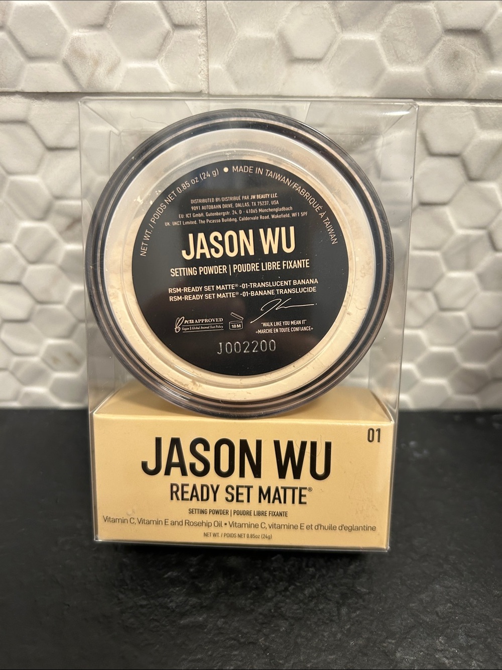 NWT 🆕 Jason Wu Ready Set Matte Setting Powder 01 — Translucent Banana / Korean